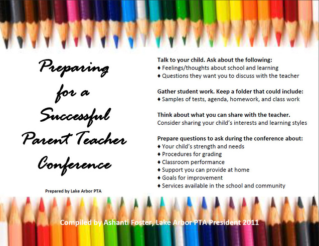 Parent/Teacher Conference Tips
